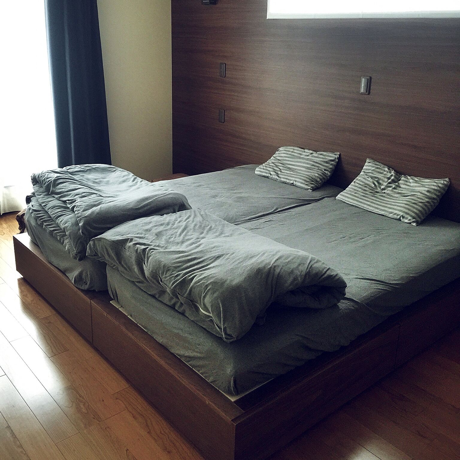 無印良品のベッドの実例4例！評判のベッドやベッドパッド・ベッドカバーはどれ？ インテリアまとめサイト LUV
